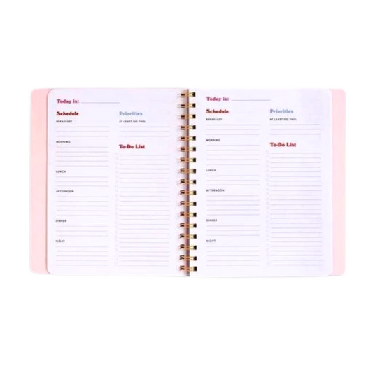 agenda diaria sin fechas One Day at a Time de ban.do