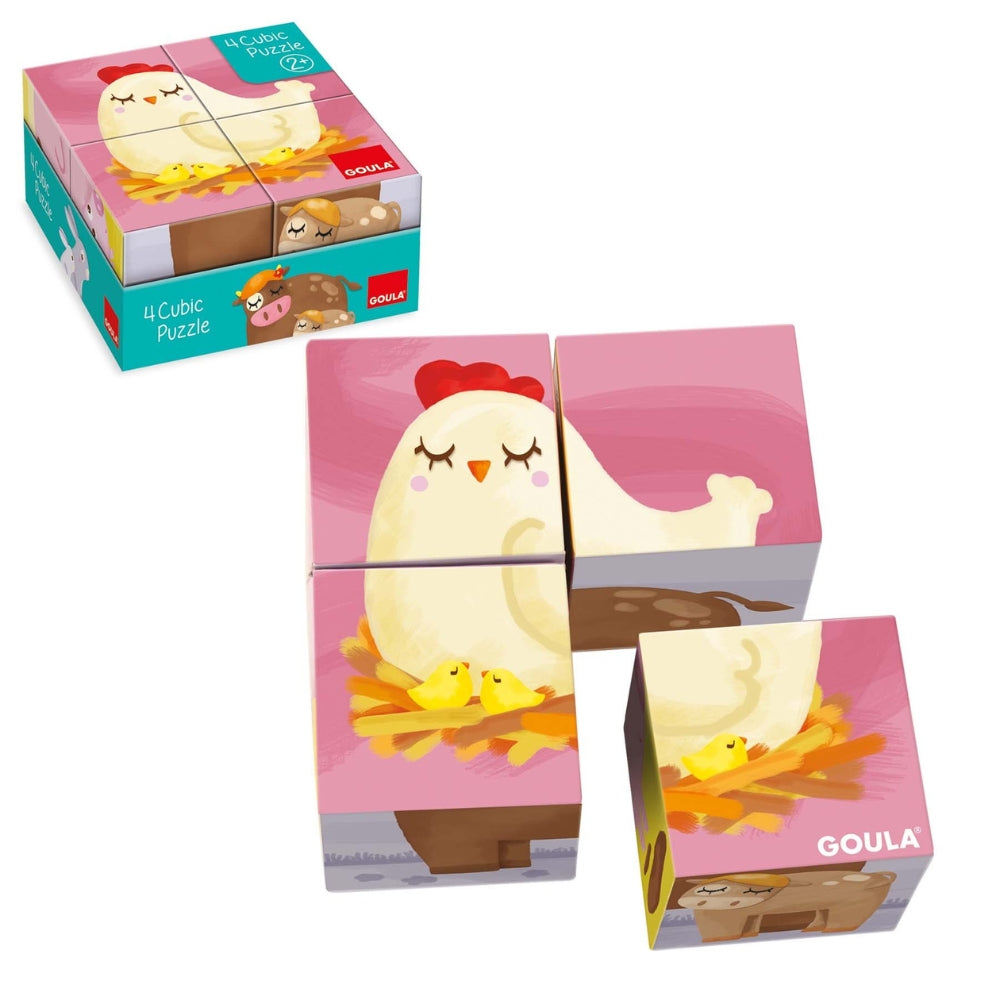 Rompecabezas de Cubos Goula 2+ años | Variados Diseños