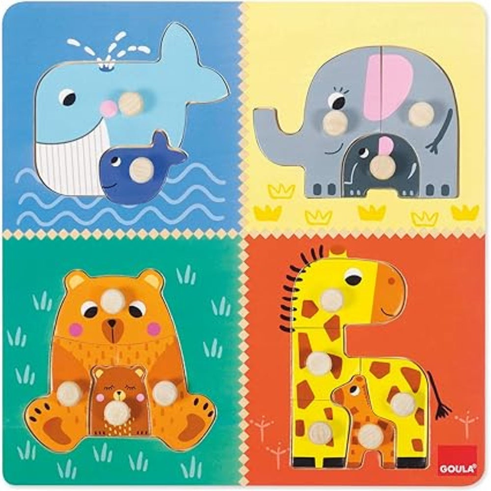 Rompecabezas de Madera Goula para Niños +2 años | Variados Diseños
