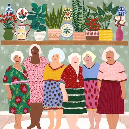 Rompecabezas de 1000 piezas "Ladies with Plants" de Puzzle Co., ilustración vibrante inspirada en la naturaleza, ideal para relajación y mindfulness en casa.