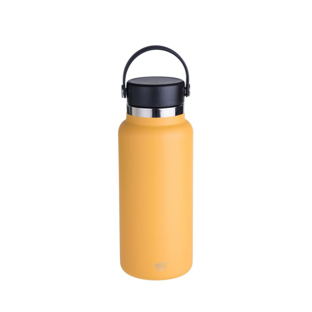 Botella térmica de acero inoxidable 1000ml, resistente y tapa hermética