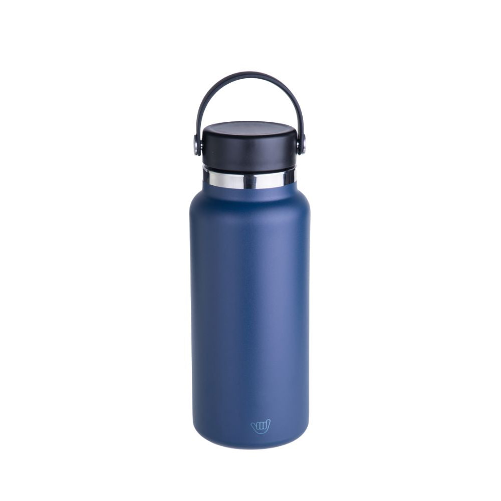 Botella térmica de acero inoxidable 1000ml, resistente y tapa hermética