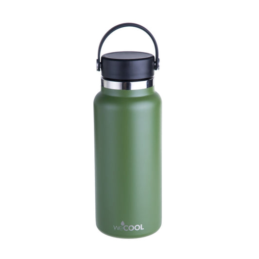 Botella térmica de acero inoxidable 1000ml, resistente y tapa hermética