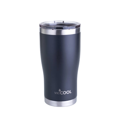 Vaso térmico de acero inoxidable de 590 ml con tapa magnética. Ideal para café, té o bebidas frías.