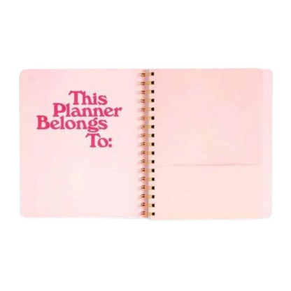 Agenda One Day At A Time - Planificador Diario Undated con páginas perforadas y diseño compacto.
