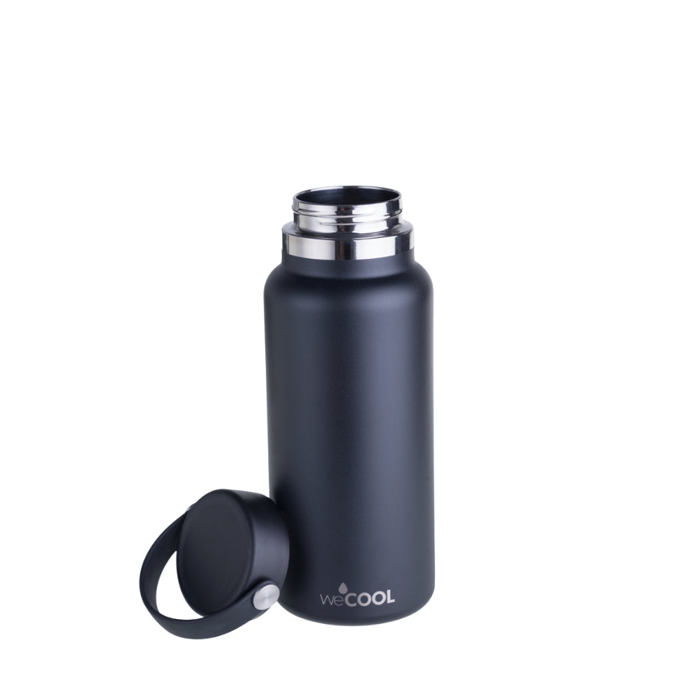 Botella térmica de acero inoxidable 1000ml, resistente y tapa hermética