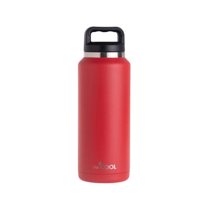 Botella térmica de acero inoxidable 1064 ml con tapa ancha para introducir hielos con facilidad. Mantiene la temperatura de tus líquidos por muchas horas.