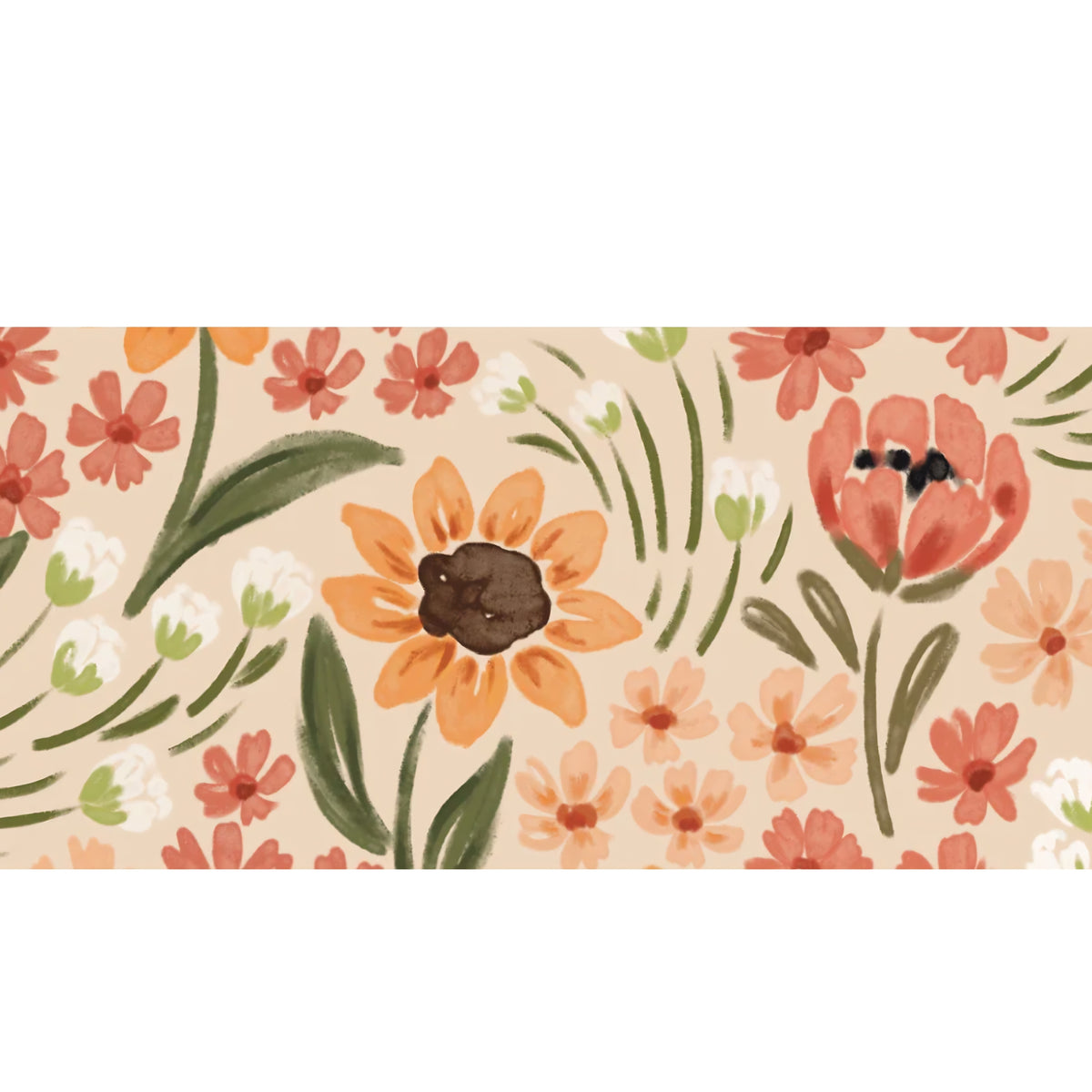 Desk Pad Flores, protector de escritorio, antideslizante, de baja fricción, con diseño floral vibrante y lavable. 