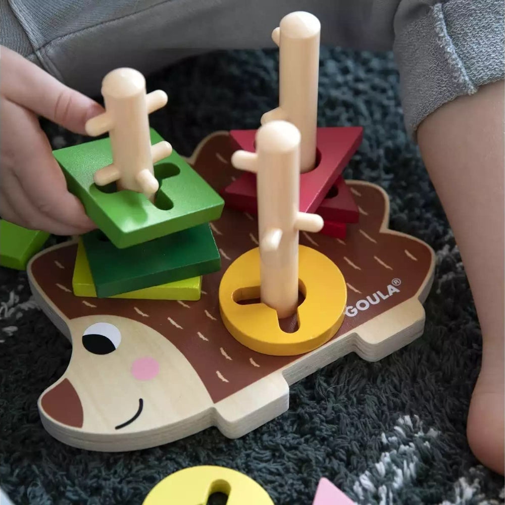 Erizo apilable de madera – Goula