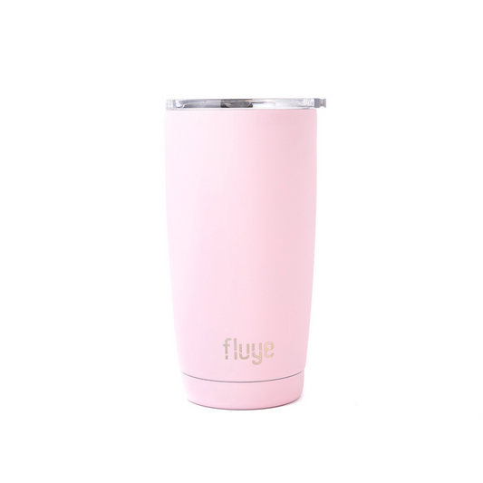 Fluye Cup Pro 590ml en color Maras (Rosado), perfecta para bebidas frías o calientes.