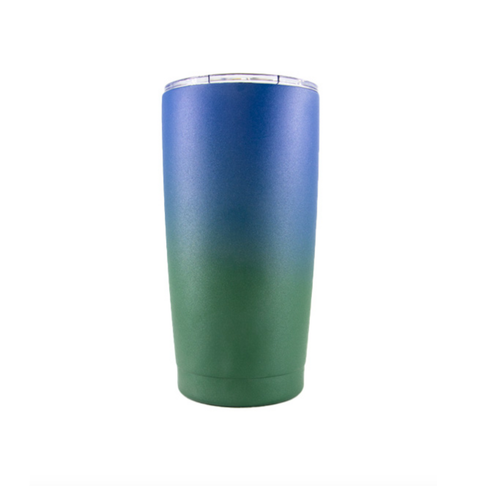 Fluye Cup Pro 590ml en color Midnight, ideal para bebidas frías o calientes.