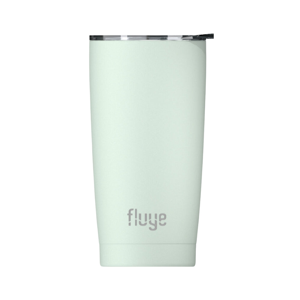 Fluye Cup Pro 590ml en color Mint (Verde Menta), perfecta para mantener bebidas frías o calientes.