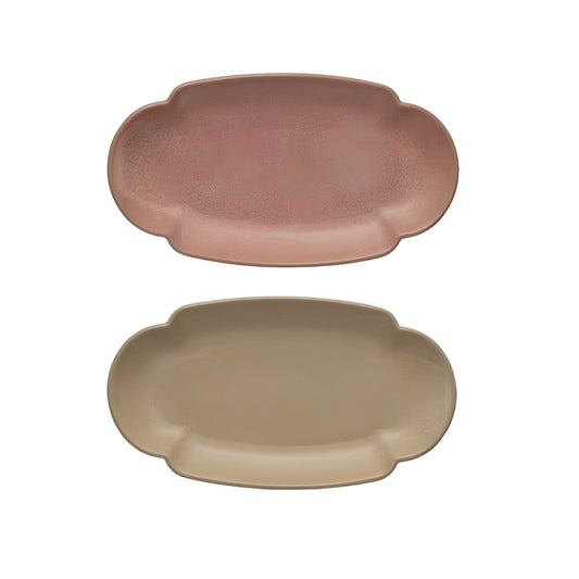 Fuente de cerámica con acabado vitrificado. Ideal para la mesa o como elemento decorativo.