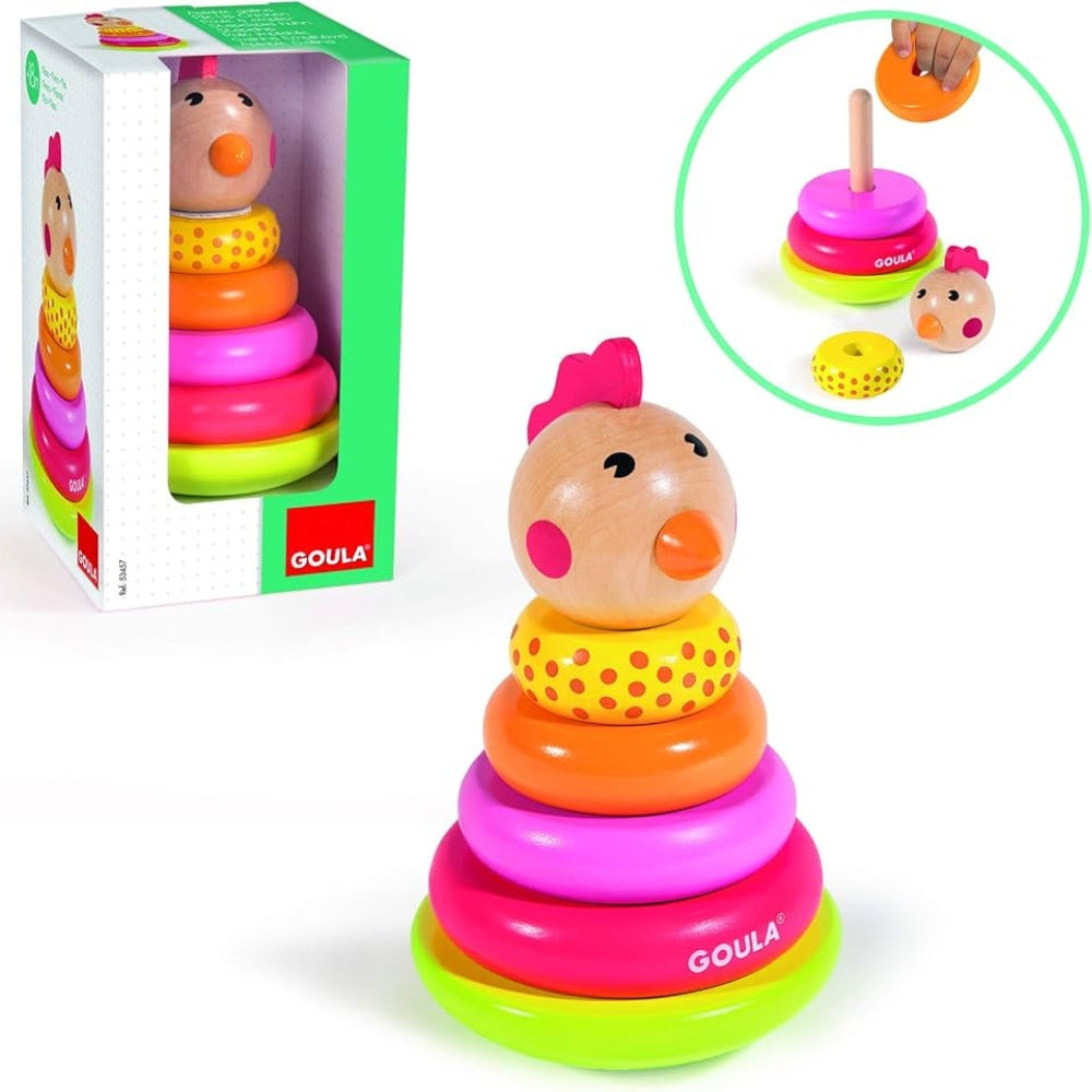 Gallinita apilable de madera – Goula