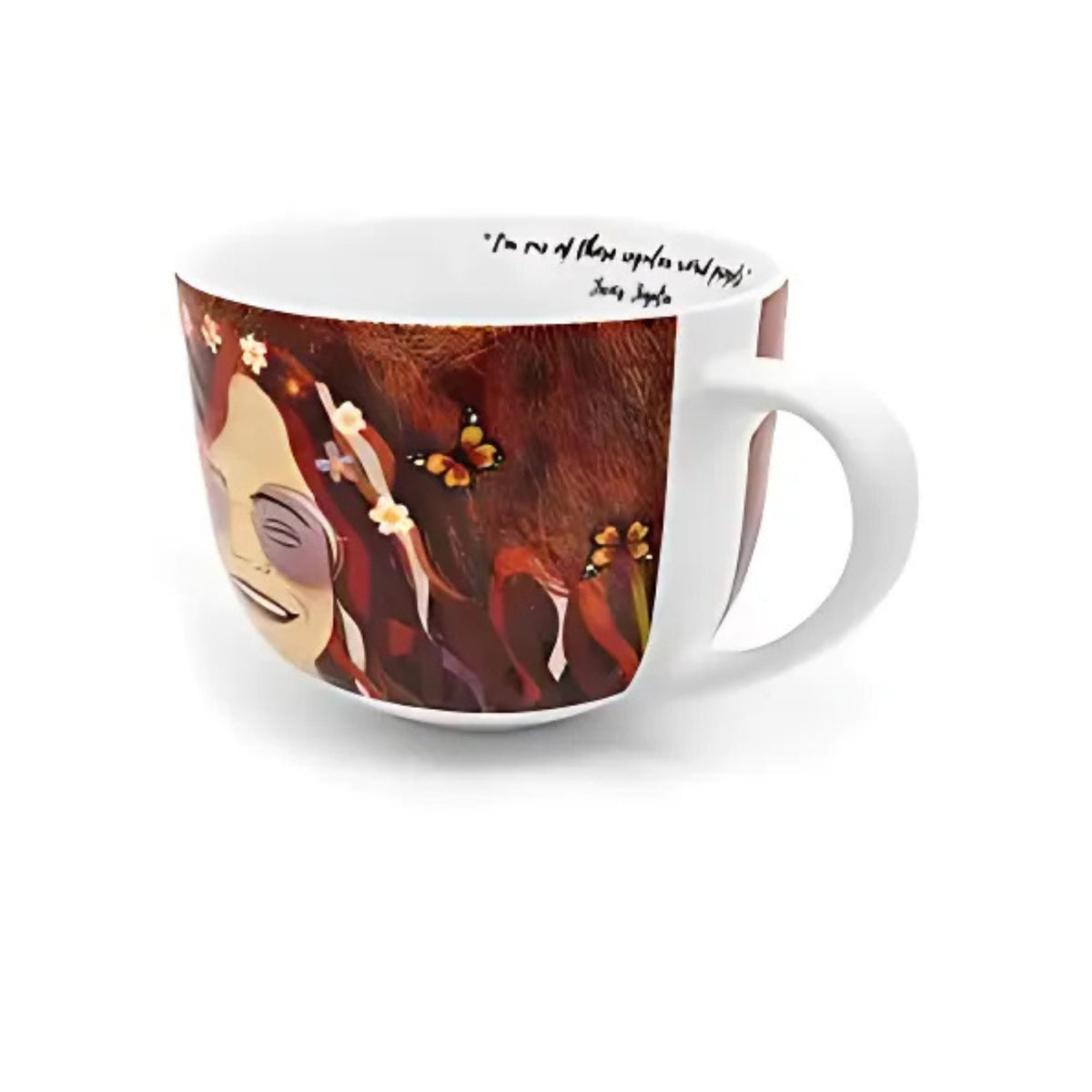 Janis Joplin Mug con la frase "I’m one of those regular weird people".