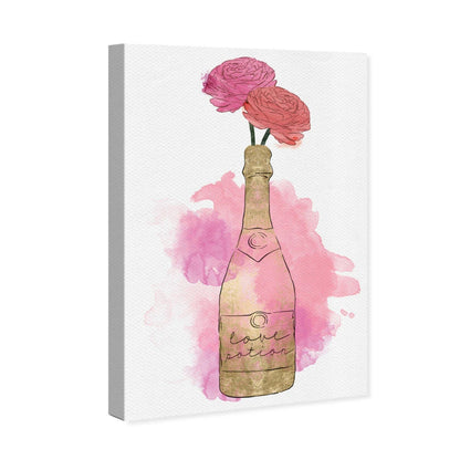 Lienzo Decorativo | Champagne & Flowers