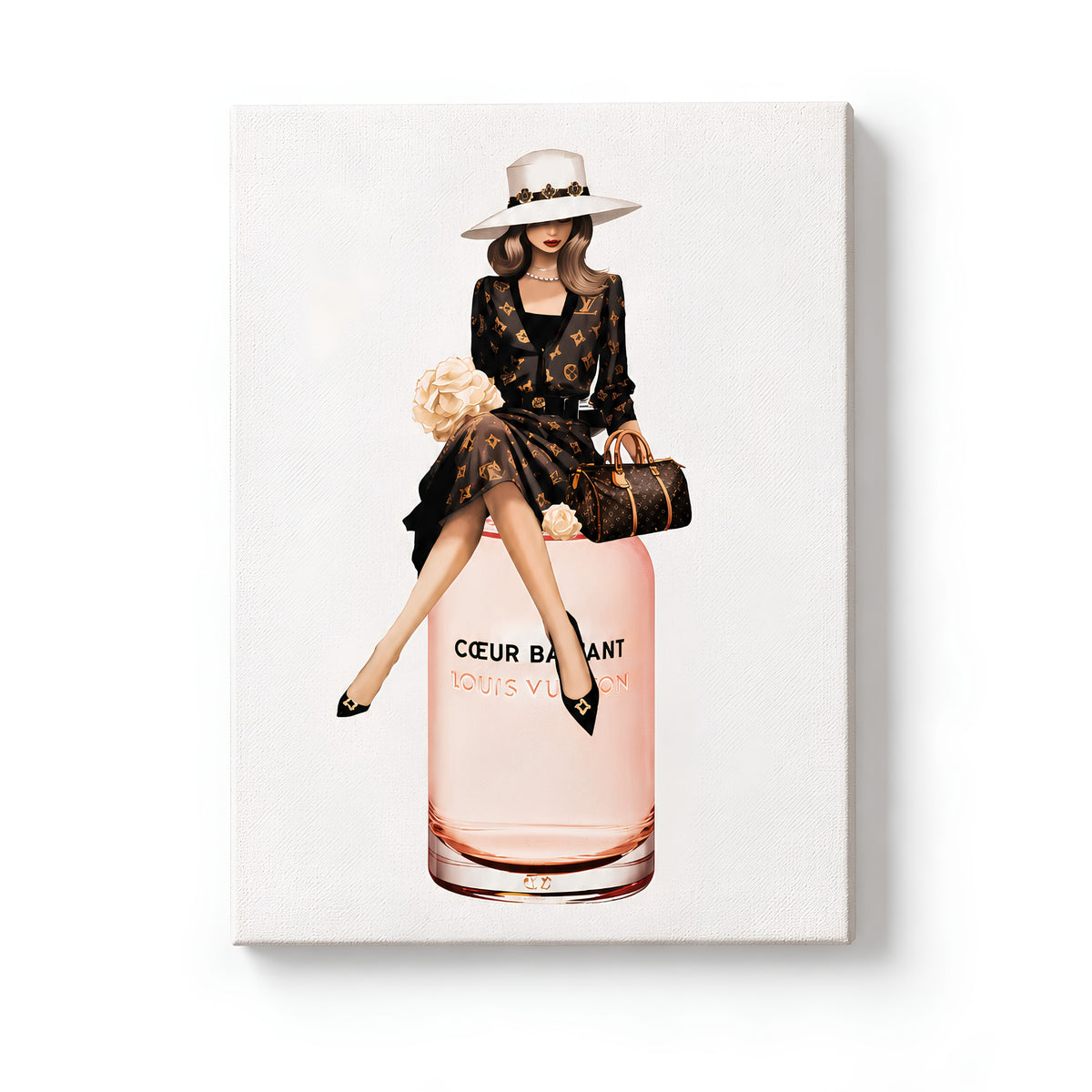 Lienzo en bastidor Coeur Parfum de The Oliver Gal Artist Co.