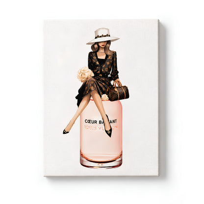 Lienzo en bastidor Coeur Parfum de The Oliver Gal Artist Co.