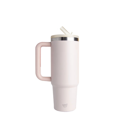 Mug Térmico Wecool Spill Free 30oz de acero inoxidable, es perfecto para viajes, camping, la oficina o el auto.
