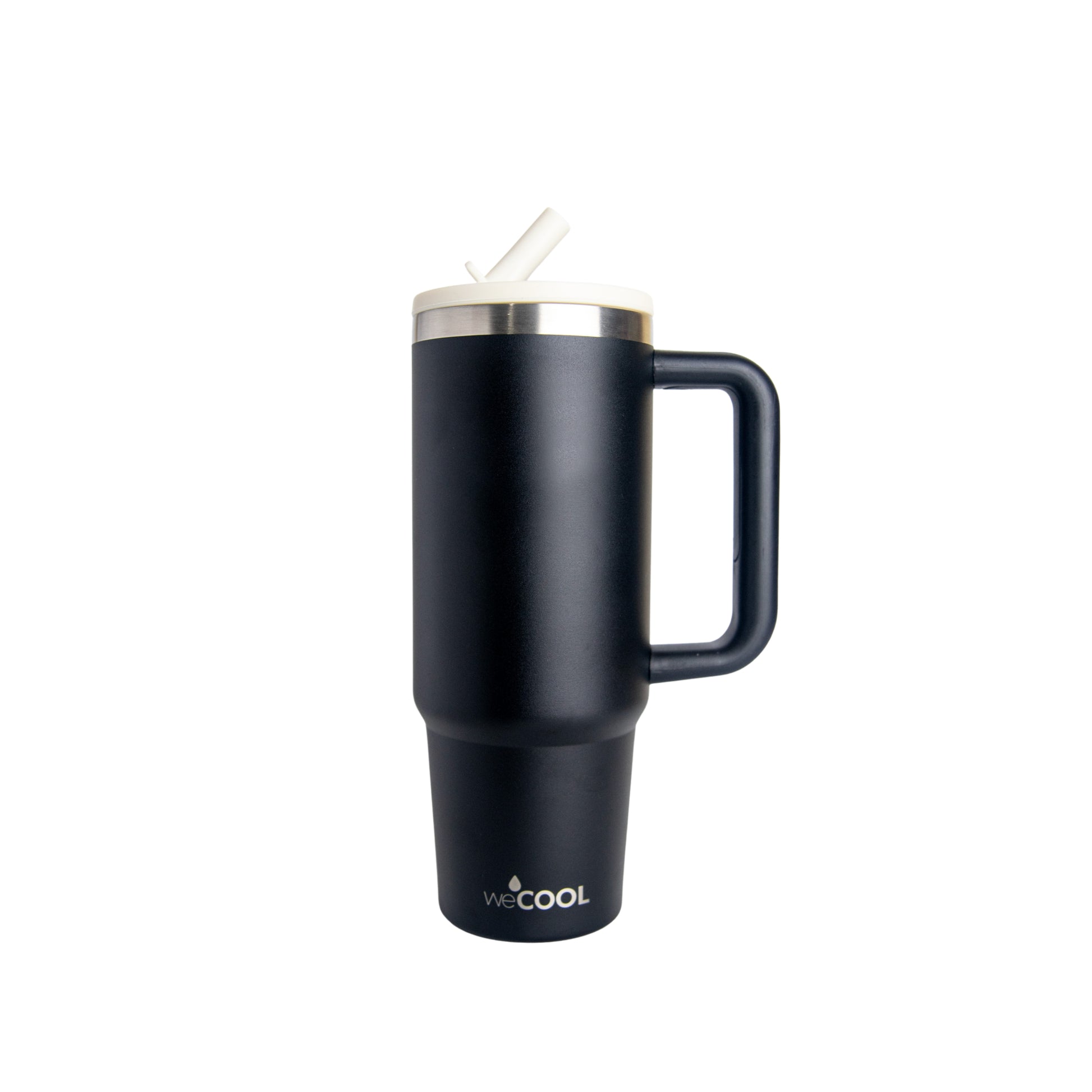 Mug Térmico Wecool Spill Free 30oz de acero inoxidable, es perfecto para viajes, camping, la oficina o el auto.