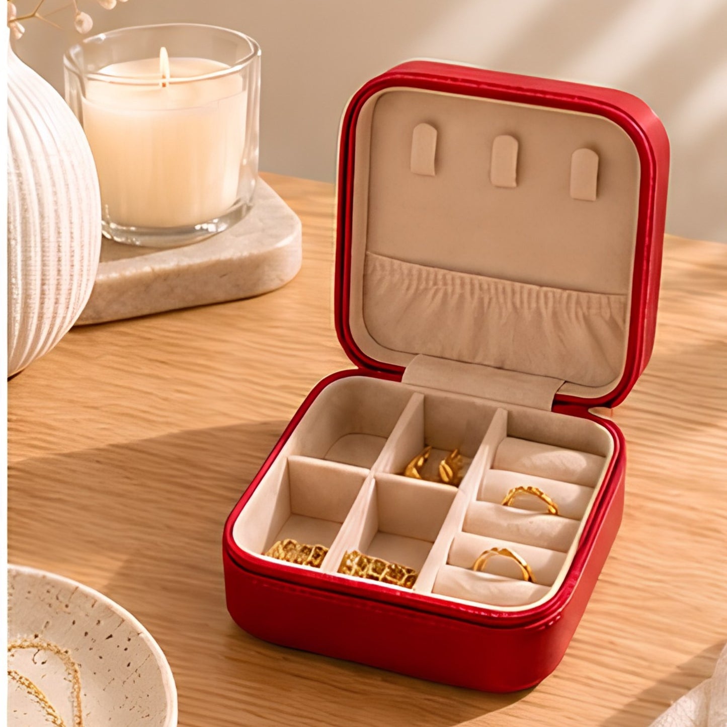 Organizador de Joyas con compartimentos.