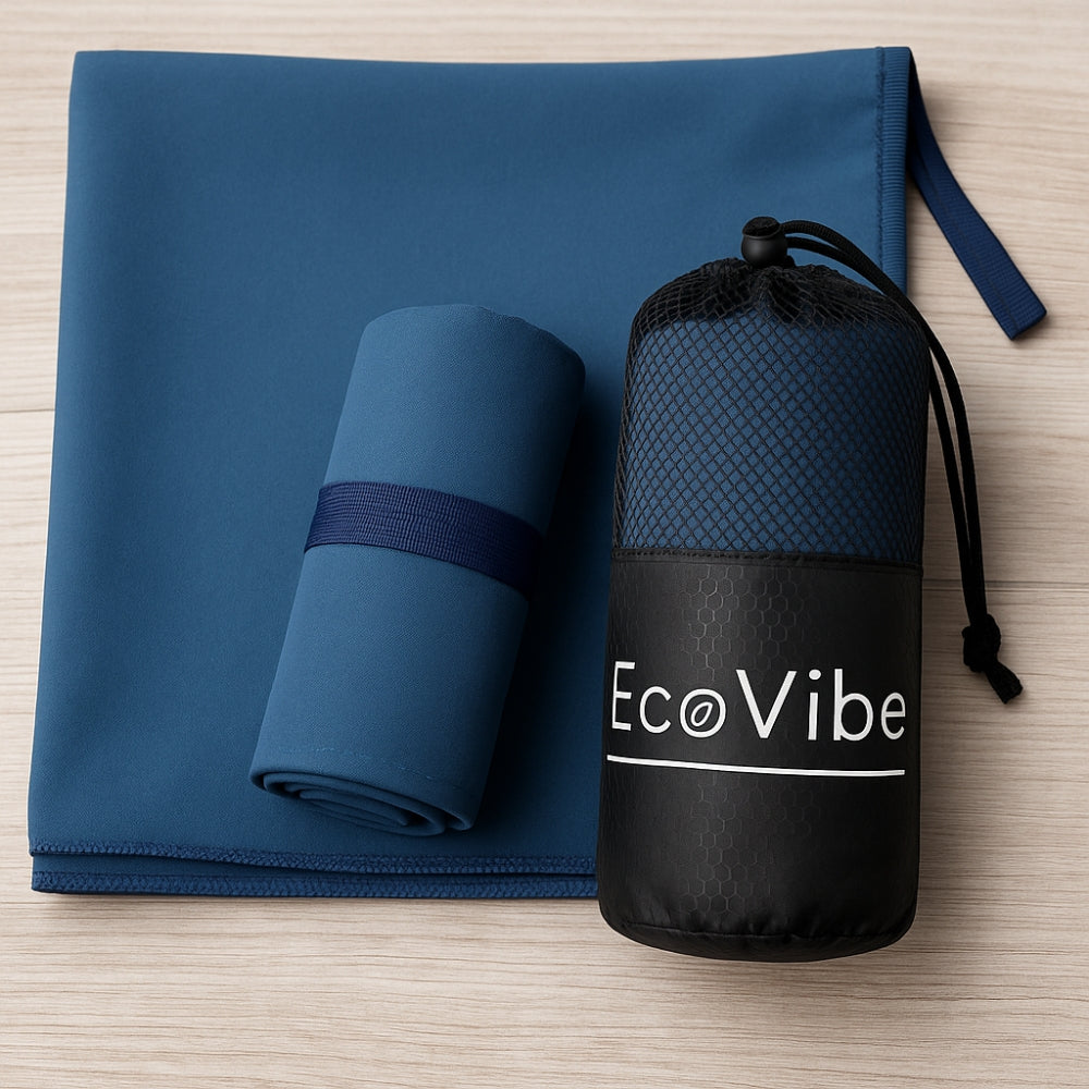 Pack Toallas ECOVIBE Grande + Pequeña | Playa & Gym