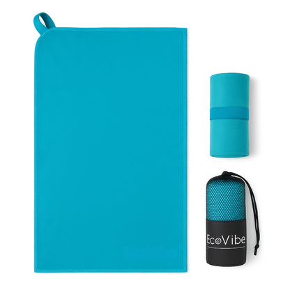 Pack Toallas ECOVIBE Grande + Pequeña | Playa & Gym