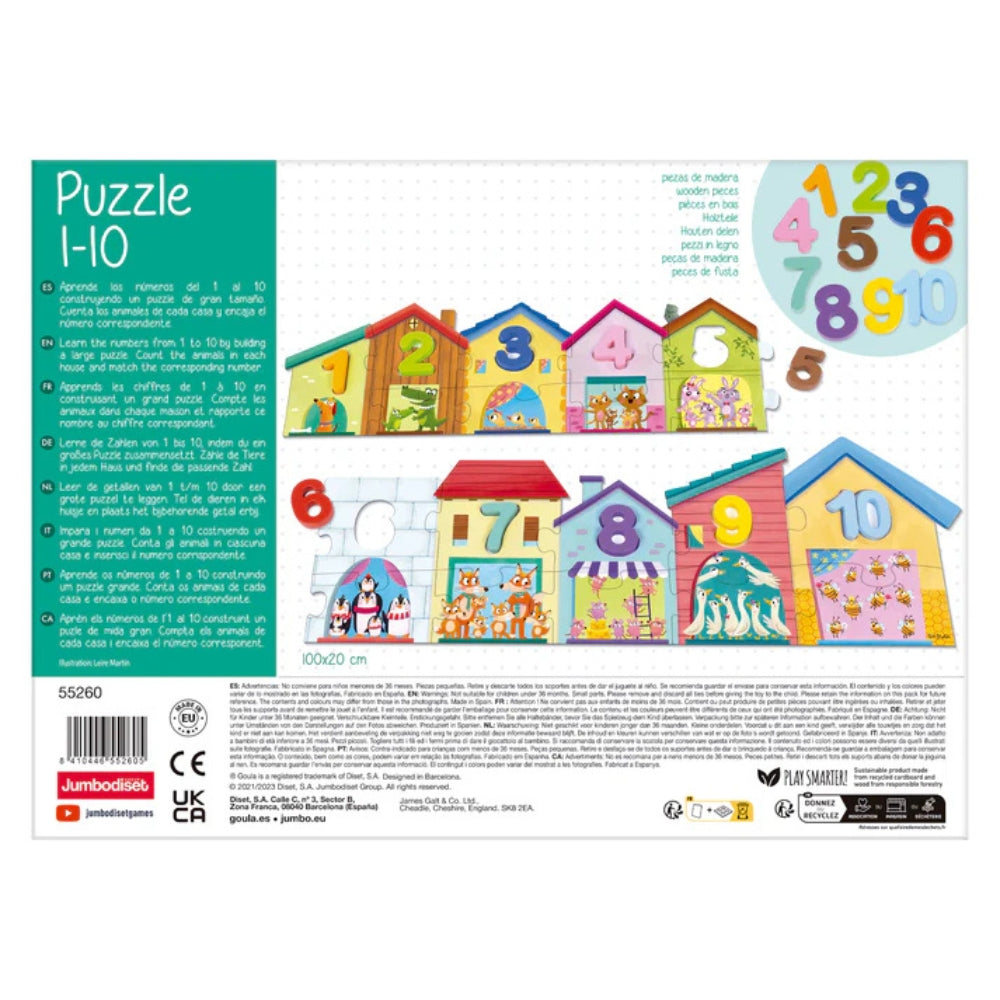 Rompecabezas educativo 1-10 – Goula