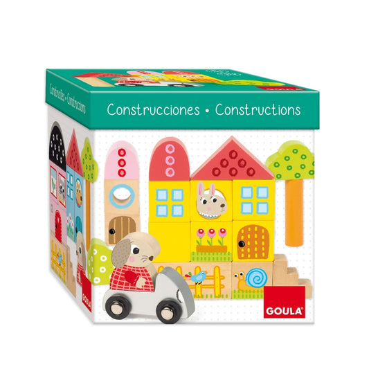 Set de construcción con conejito – 40 piezas Goula