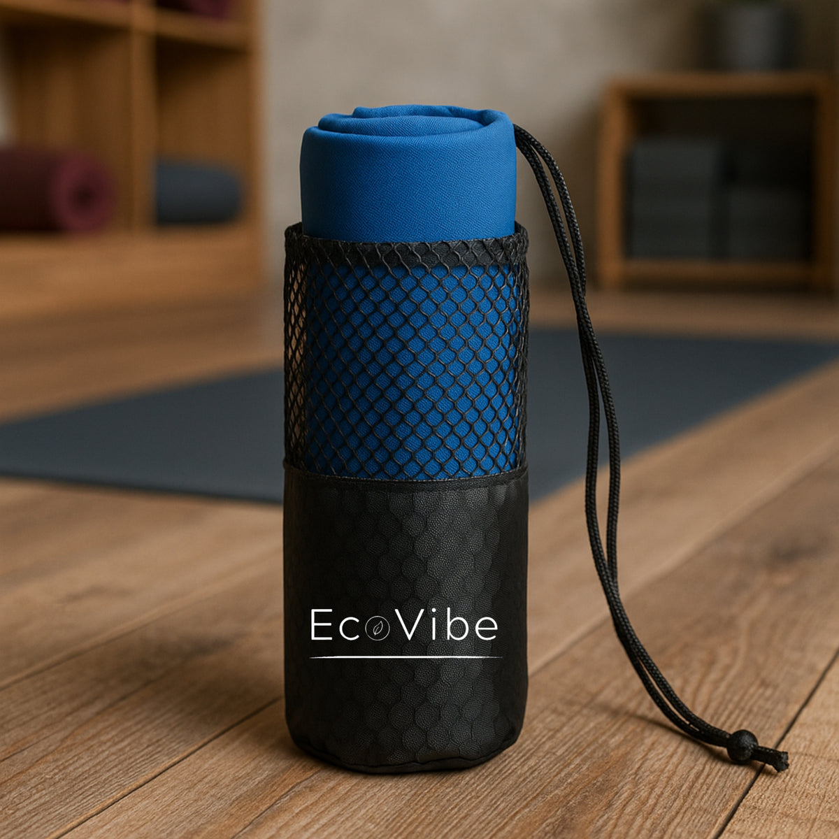  Toalla de microfibra ECOVIBE de 80 x 40 cm, liviana, compacta y de secado rápido.