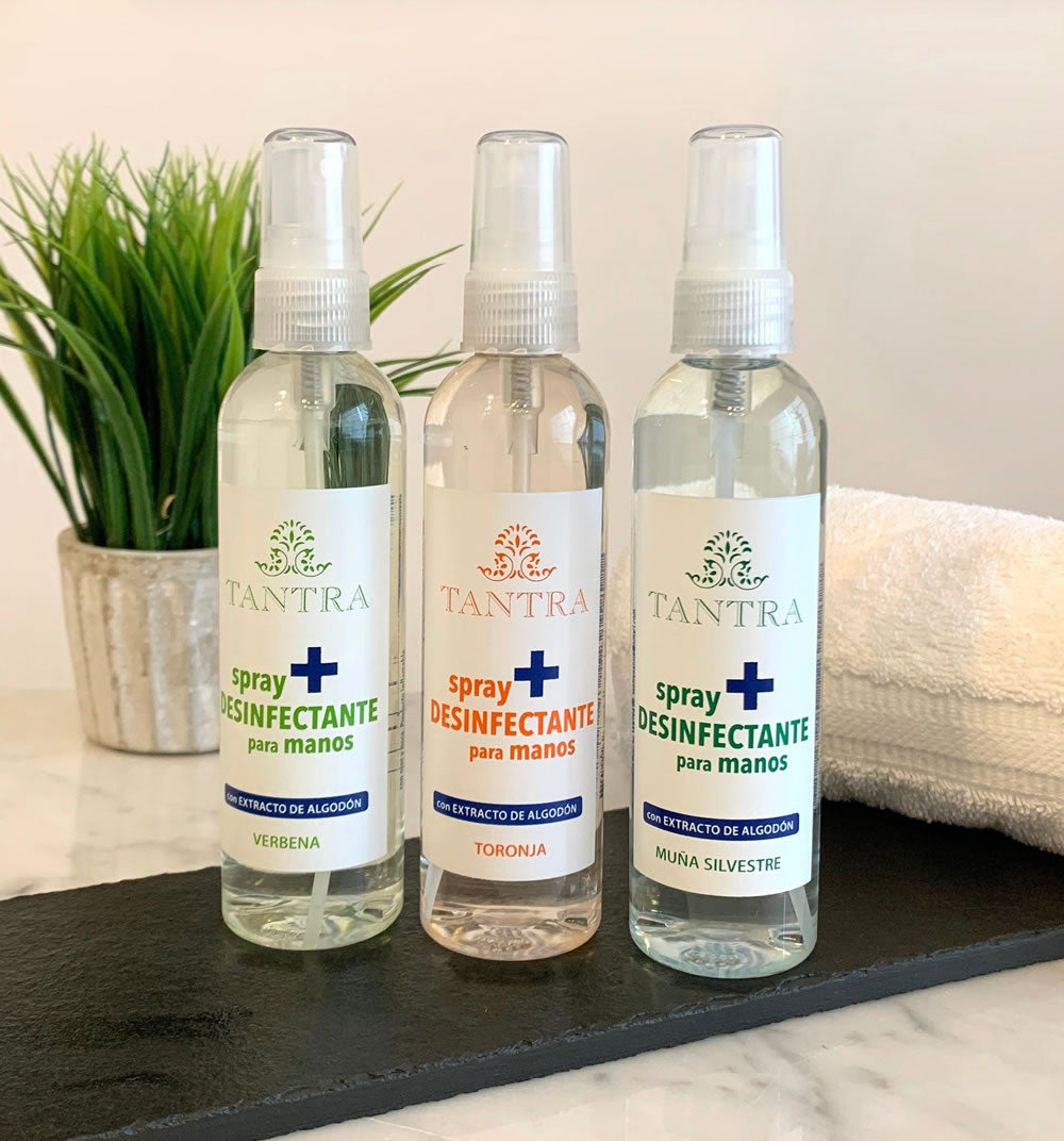 Desinfectante para manos con aroma a toronja, secado rápido, hidrata y desinfecta sin necesidad de enjuague. Disponible en tamaños 65ml, 150ml, y 250ml.
